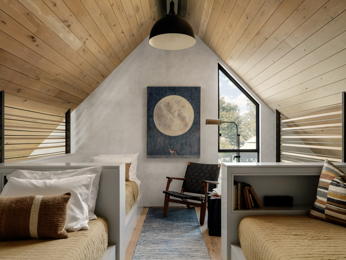 Blanco Ranch House plaster bunk room